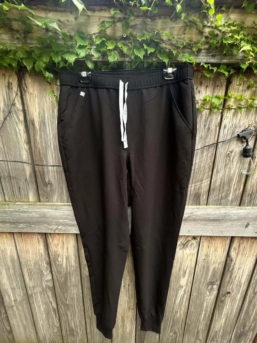 FIGS Tansen Jogger 2.0 Tall Mens Scrub Pants Black Large